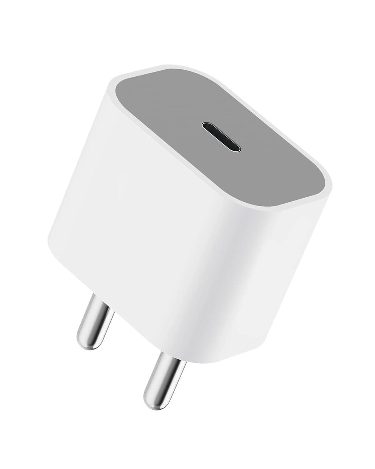 TWS C type adapter and Cable, 20W, Fast Charging White