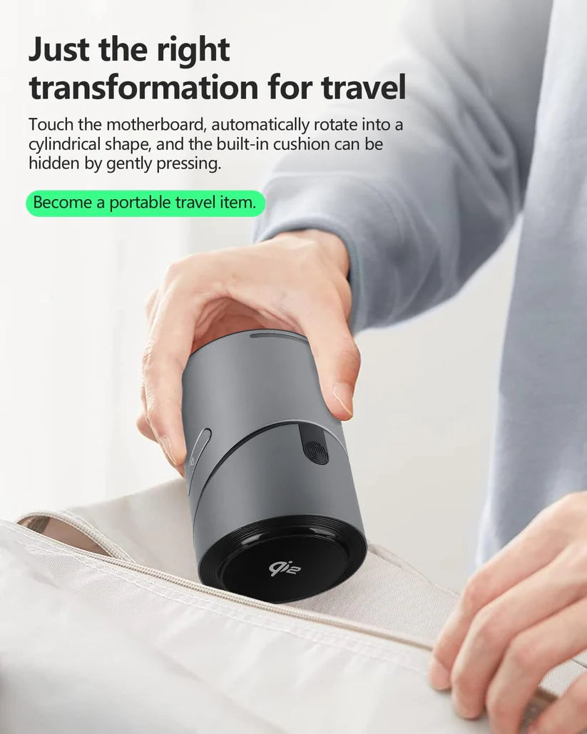 3 in 1 Auto Rotation Wireless Charging Station, Mag-Safe Wireless Charging Stand, Qi2 15W