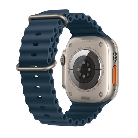 TWS  Smart Watch  GPS + Cellular, 49mm Titanium Case with Blue Ocean Band